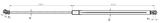 23117-007 - BONNET GAS STRUT L730/265N