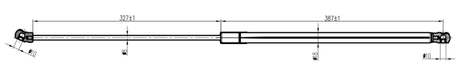 23117-008 - BONNET GAS STRUT L733/320N
