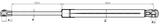 23117-010 - BONNET GAS STRUT L361/540N