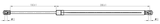 23117-016 - BOOT GAS STRUT L594/605N