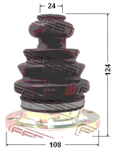 2315-B5 - BOOT INNER CV JOINT KIT 108X124X24