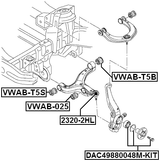 2320-2HL - BALL JOINT FRONT LOWER ARM