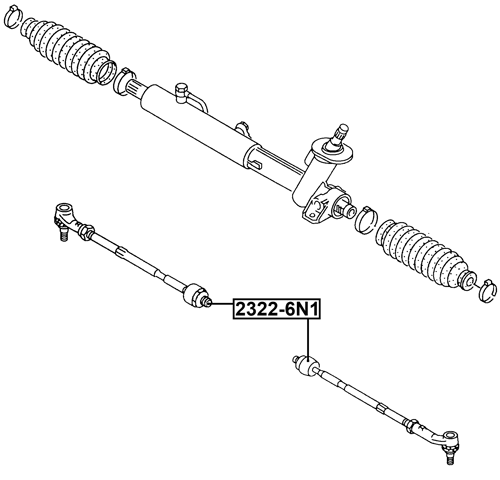 2322-6N1 - STEERING TIE ROD