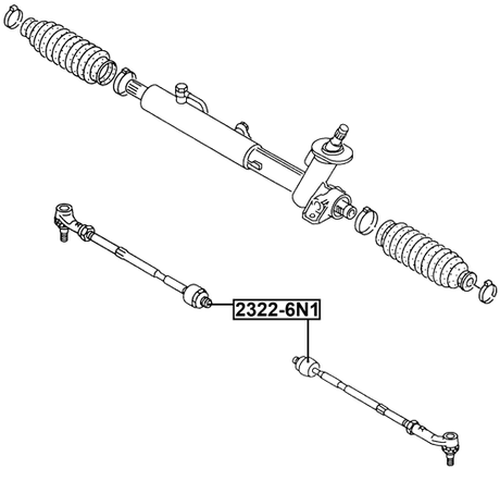 2322-6N1 - STEERING TIE ROD