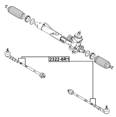 2322-6R1 - STEERING TIE ROD