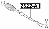 2322-A1 - STEERING TIE ROD
