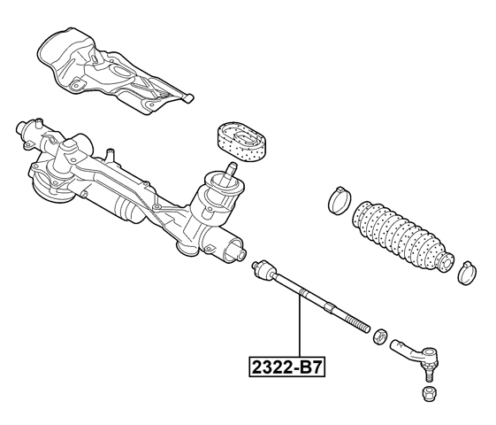 2322-B7 - STEERING TIE ROD