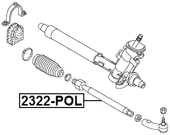 2322-POL - STEERING TIE ROD