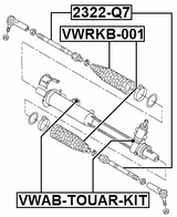 2322-Q7 - STEERING TIE ROD
