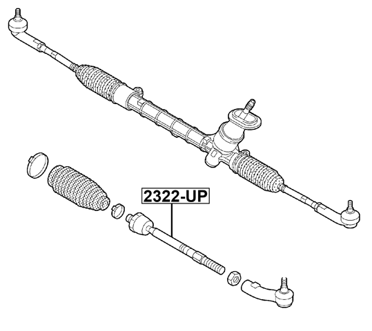 2322-UP - STEERING TIE ROD