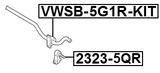 2323-5QR - REAR STABILIZER LINK