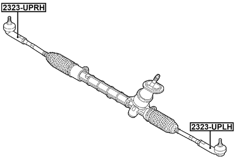 2323-UPRH - STEERING TIE ROD END RIGHT