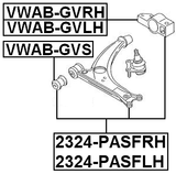 2324-PASFLH - LEFT LOWER FRONT ARM
