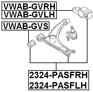 2324-PASFLH - LEFT LOWER FRONT ARM