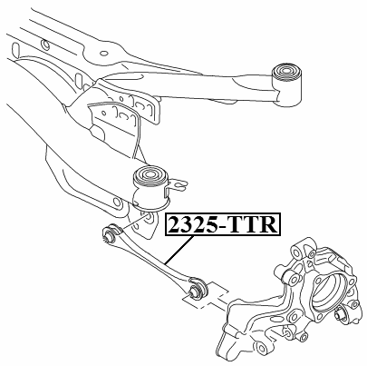 2325-TTR - REAR LOWER TRANSVERSE LINK