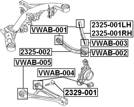 2329-001 - CAMBER ADJUSTING ECCENTRIC BOLT