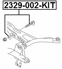 2329-002-KIT - REPAIR KIT, CAMBER ADJUSTING ECCENTRIC BOLT