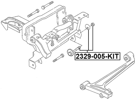 2329-005-KIT - REPAIR KIT, CAMBER ADJUSTING ECCENTRIC BOLT