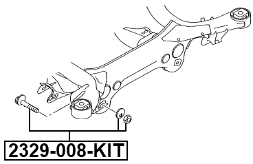 2329-008-KIT - REPAIR KIT, CAMBER ADJUSTING ECCENTRIC BOLT