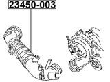 23450-003 - AIR CLEANER HOSE