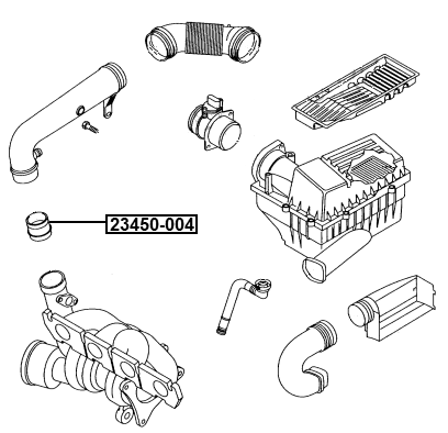 23450-004 - AIR CLEANER HOSE