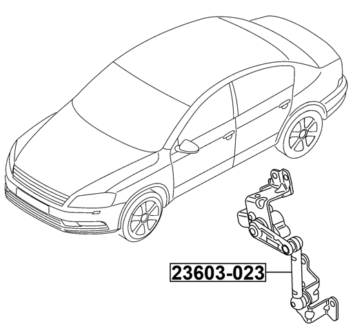 23603-023 - REAR LEVEL SENSOR (WITH LINK)