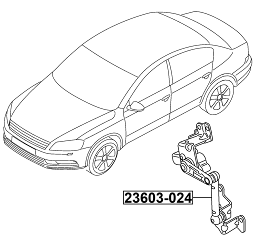 23603-024 - REAR LEVEL SENSOR (WITH LINK)