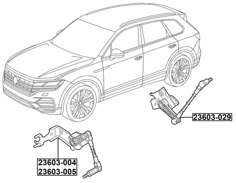23603-029 - REAR LEVEL SENSOR (WITH LINK)