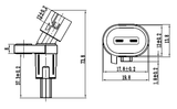 23606-001 - ABS SENSOR REAR