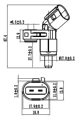 23606-003 - ABS SENSOR FRONT RIGHT