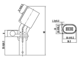 23606-009 - ABS SENSOR REAR RIGHT