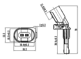 23606-012 - ABS SENSOR REAR RIGHT