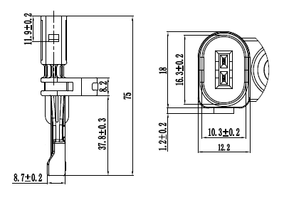 23606-016 - ABS SENSOR REAR