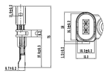 23606-016 - ABS SENSOR REAR