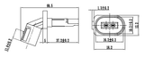 23606-017 - ABS SENSOR