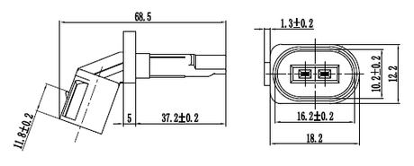 23606-017 - ABS SENSOR