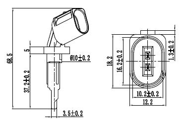 23606-018 - ABS SENSOR