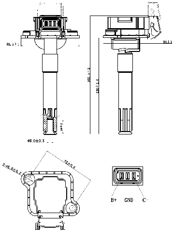23640-008 - IGNITION COIL