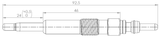 23642-001 - GLOW PLUG