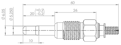 23642-002 - GLOW PLUG