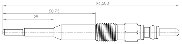 23642-007 - GLOW PLUG