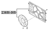 23650-005 - RADIATOR COOLING FAN ASSEMBLY