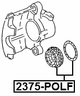 2375-POLF - FRONT BRAKE CALIPER REPAIR KIT (SET FOR ONE SIDE)