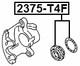 2375-T4F - FRONT BRAKE CALIPER REPAIR KIT (SET FOR ONE SIDE)