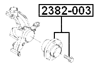 2382-003 - FRONT WHEEL HUB