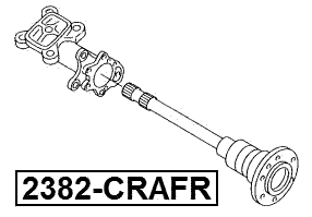 2382-CRAFR - REAR WHEEL HUB