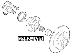 2382-JVIR - REAR WHEEL HUB
