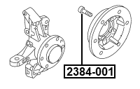 2384-001 - WHEEL STUD