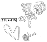 2387-TIG - TENSION PULLEY
