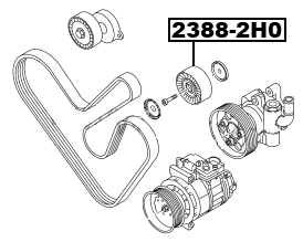 2388-2H0 - PULLEY IDLER